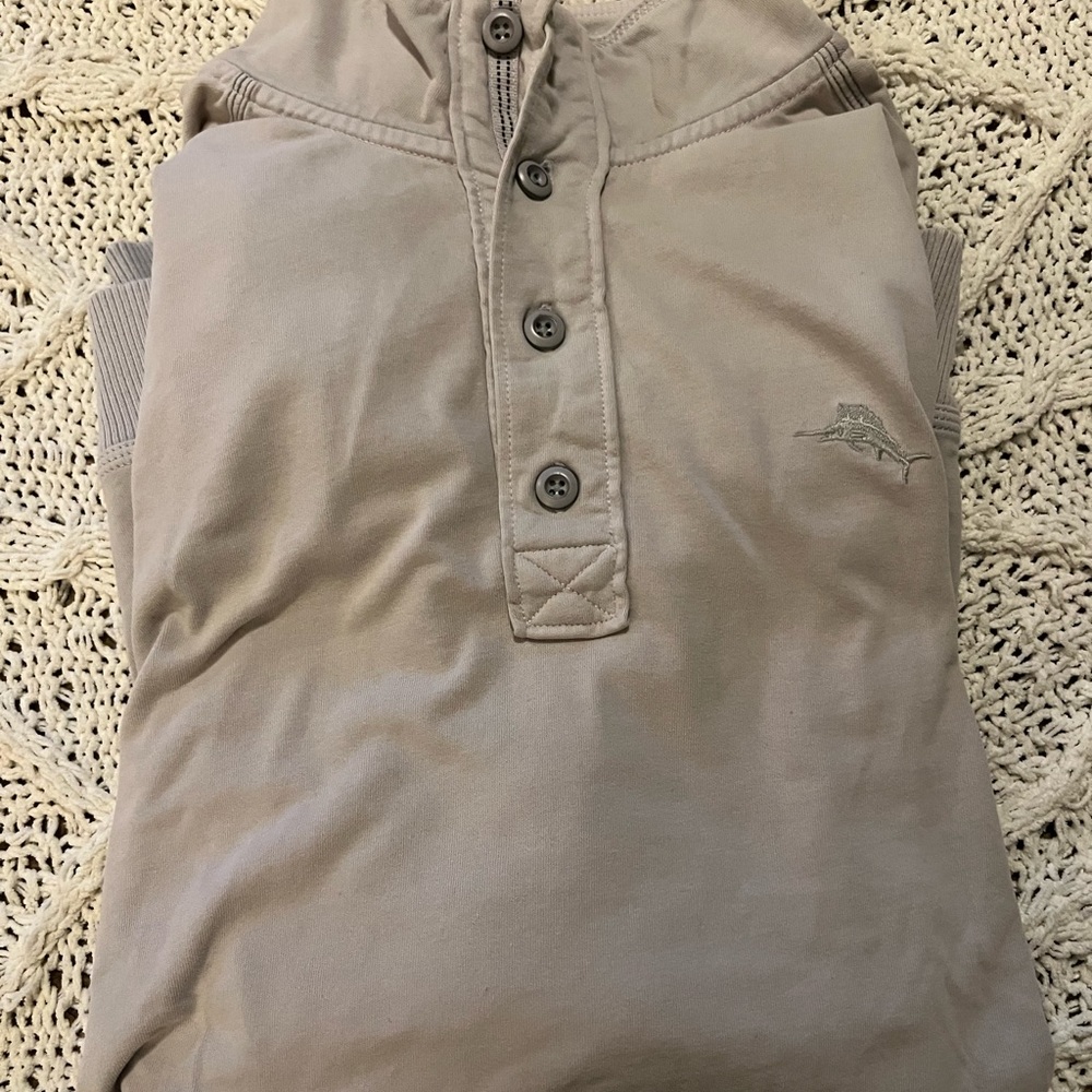 Tommy Bahama quarter button up